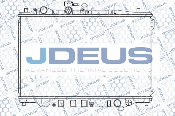 Jdeus 016N21 - Радіатор, охолодження двигуна autocars.com.ua