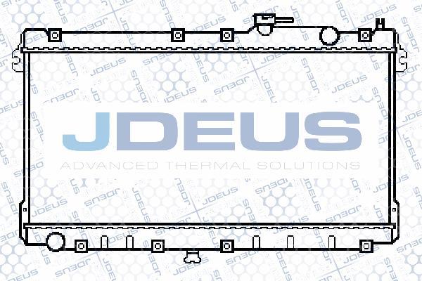 Jdeus 016N24 - Радіатор, охолодження двигуна autocars.com.ua