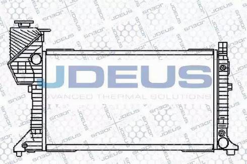 Jdeus 017B20 - Радиатор, охлаждение двигателя autodnr.net