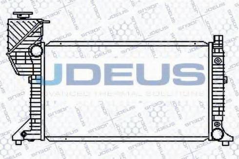 Jdeus 017B21 - Радіатор, охолодження двигуна autocars.com.ua