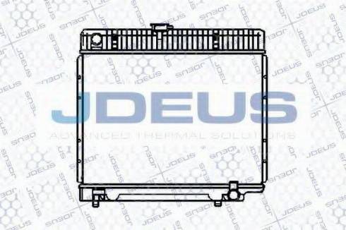 Jdeus 017M13 - Радіатор, охолодження двигуна autocars.com.ua