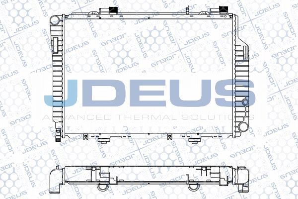 Jdeus 017M32A - Радіатор, охолодження двигуна autocars.com.ua