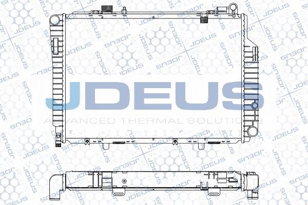 Jdeus 017M36A - Радіатор, охолодження двигуна autocars.com.ua