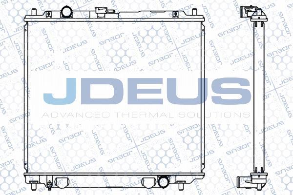 Jdeus 018M26 - Радіатор, охолодження двигуна autocars.com.ua