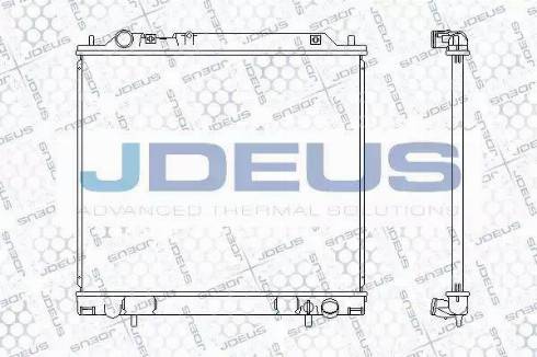 Jdeus 018M31 - Радіатор, охолодження двигуна autocars.com.ua