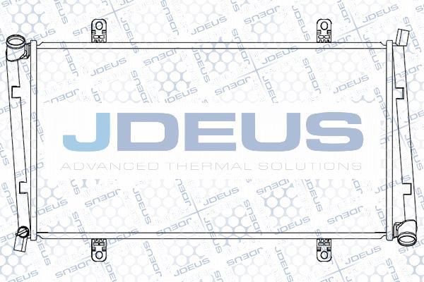 Jdeus 018M37 - Радиатор, охлаждение двигателя autodnr.net