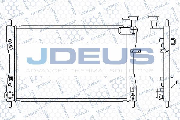 Jdeus 018M38 - Радіатор, охолодження двигуна autocars.com.ua