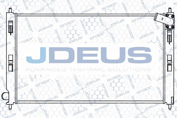 Jdeus 018M41 - Радіатор, охолодження двигуна autocars.com.ua