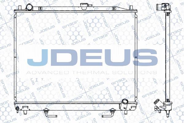 Jdeus 018M42 - Радиатор, охлаждение двигателя autodnr.net