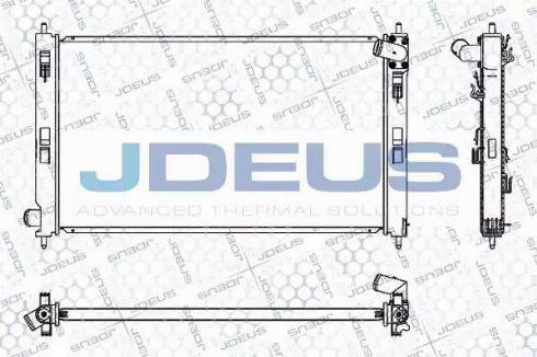 Jdeus 018M43 - Радиатор, охлаждение двигателя autodnr.net
