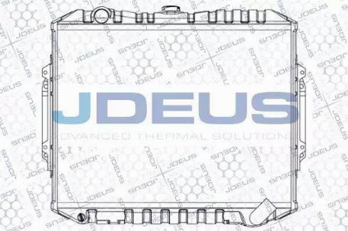 Jdeus 018M46 - Радіатор, охолодження двигуна autocars.com.ua