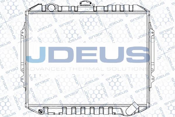 Jdeus 018M47 - Радіатор, охолодження двигуна autocars.com.ua