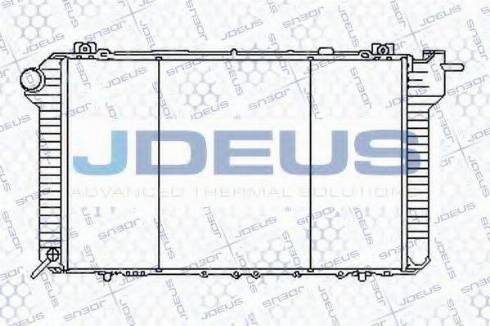 Jdeus 019B19 - Радіатор, охолодження двигуна autocars.com.ua