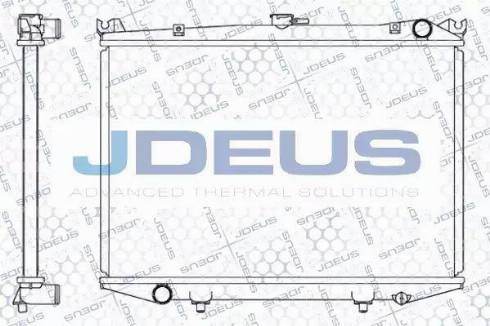 Jdeus 019M06 - Радіатор, охолодження двигуна autocars.com.ua