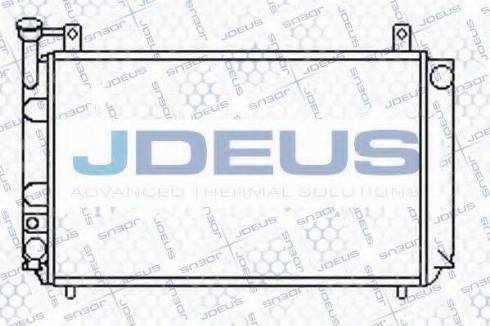 Jdeus 019M24 - Радіатор, охолодження двигуна autocars.com.ua