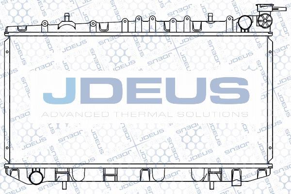 Jdeus 019M27 - Радіатор, охолодження двигуна autocars.com.ua