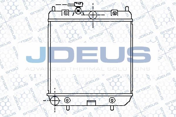 Jdeus 019M38 - Радіатор, охолодження двигуна autocars.com.ua