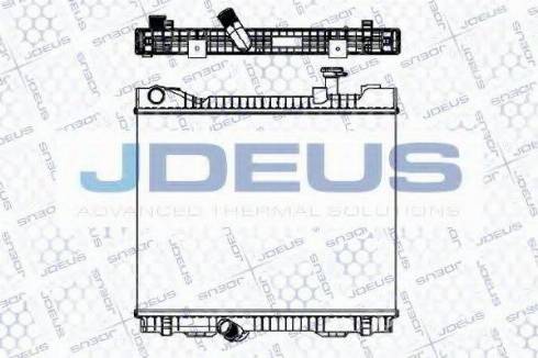Jdeus 019M40 - Радіатор, охолодження двигуна autocars.com.ua