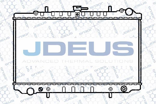 Jdeus 019M41 - Радіатор, охолодження двигуна autocars.com.ua