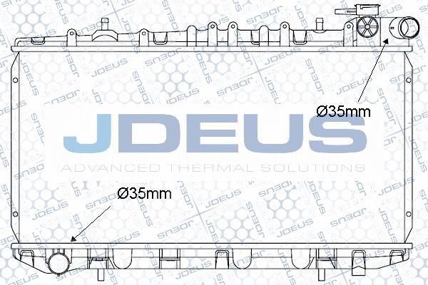 Jdeus 019M47 - Радіатор, охолодження двигуна autocars.com.ua