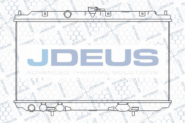 Jdeus 019M57 - Радіатор, охолодження двигуна autocars.com.ua