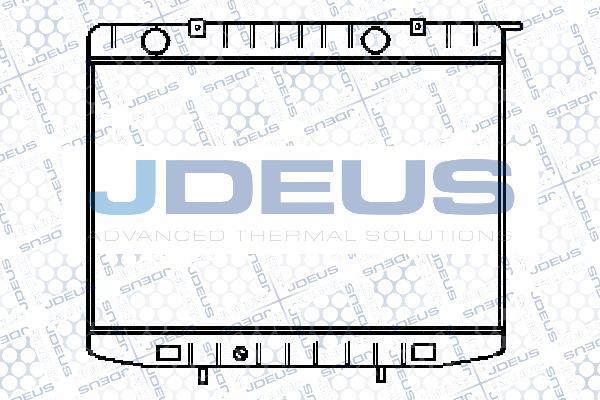 Jdeus 020M22 - Радіатор, охолодження двигуна autocars.com.ua