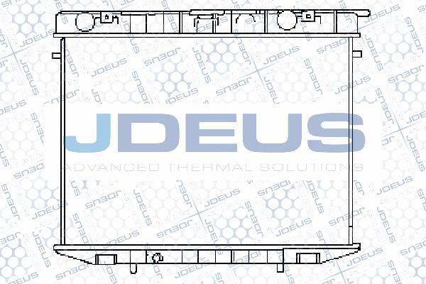 Jdeus 020M23 - Радіатор, охолодження двигуна autocars.com.ua