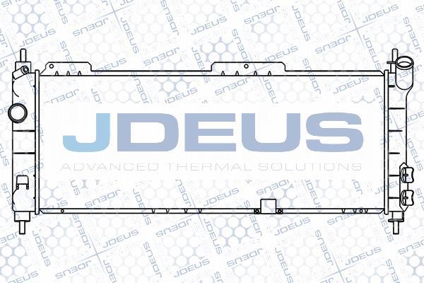 Jdeus 020M26 - Радіатор, охолодження двигуна autocars.com.ua