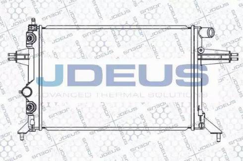 Jdeus 020M29 - Радіатор, охолодження двигуна autocars.com.ua
