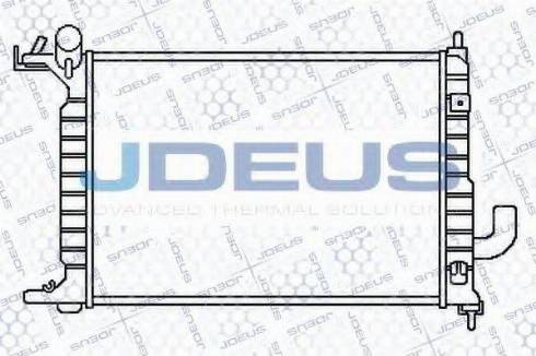 Jdeus 020M32 - Радіатор, охолодження двигуна autocars.com.ua