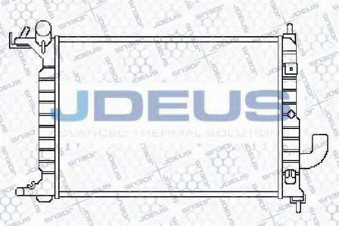 Jdeus 020M33A - Радіатор, охолодження двигуна autocars.com.ua