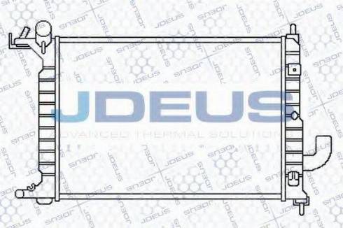 Jdeus 020M33 - Радіатор, охолодження двигуна autocars.com.ua