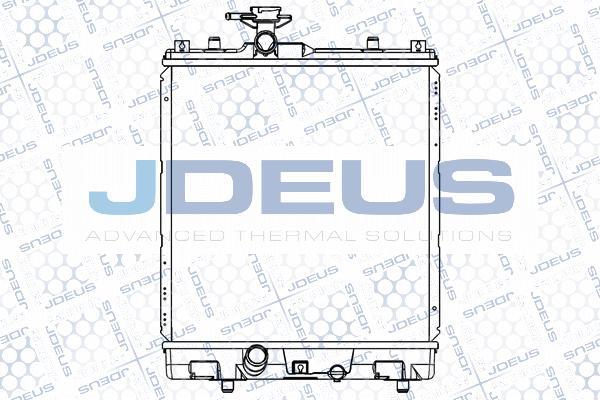 Jdeus 020M52 - Радіатор, охолодження двигуна autocars.com.ua