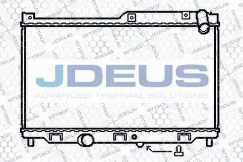 Jdeus 020M61 - Радіатор, охолодження двигуна autocars.com.ua