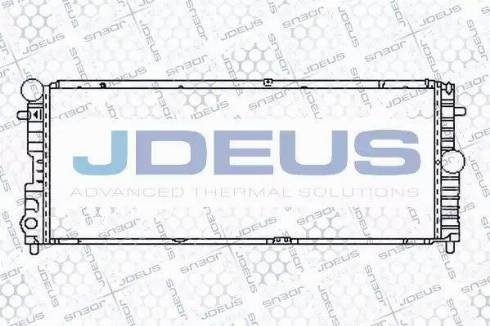 Jdeus 020V08A - Радіатор, охолодження двигуна autocars.com.ua