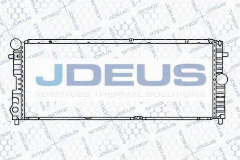 Jdeus 020V08 - Радіатор, охолодження двигуна autocars.com.ua