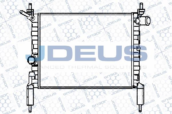 Jdeus 020V13 - Радиатор, охлаждение двигателя autodnr.net