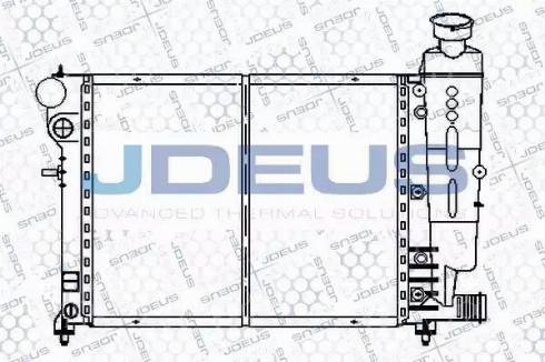 Jdeus 021E18 - Радіатор, охолодження двигуна autocars.com.ua