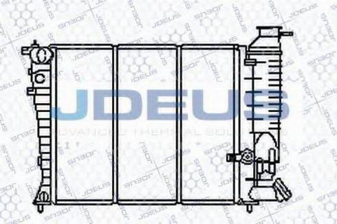 Jdeus 021E31 - Радиатор, охлаждение двигателя autodnr.net