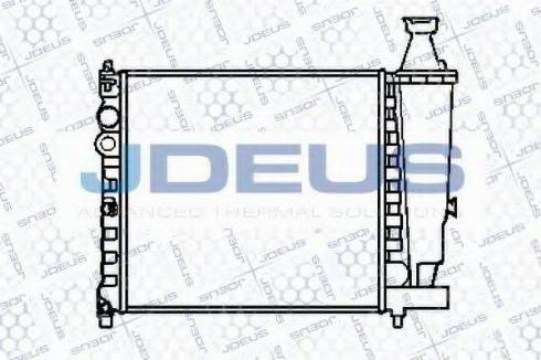 Jdeus 021V07 - Радіатор, охолодження двигуна autocars.com.ua