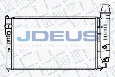 Jdeus 021V26 - Радіатор, охолодження двигуна autocars.com.ua