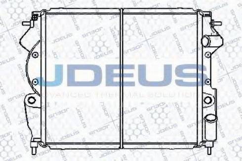 Jdeus 023B43 - Радіатор, охолодження двигуна autocars.com.ua