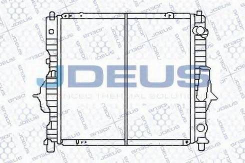 Jdeus 023B50 - Радіатор, охолодження двигуна autocars.com.ua