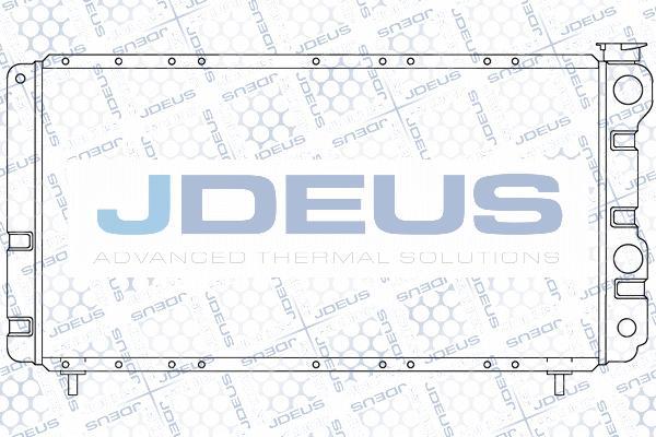 Jdeus 023M04A - Радіатор, охолодження двигуна autocars.com.ua