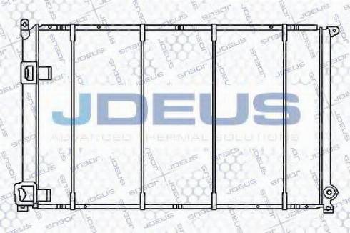 Jdeus 023M18 - Радіатор, охолодження двигуна autocars.com.ua