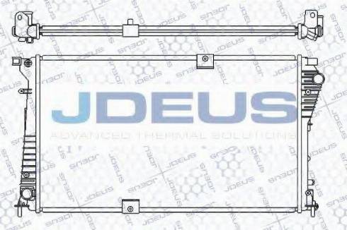 Jdeus 023M39 - Радіатор, охолодження двигуна autocars.com.ua