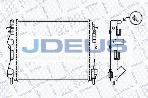 Jdeus 023M48 - Радиатор, охлаждение двигателя autodnr.net