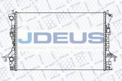 Jdeus 023M54 - Радіатор, охолодження двигуна autocars.com.ua