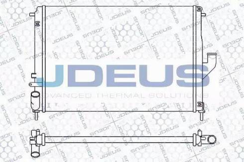 Jdeus 023M56 - Радіатор, охолодження двигуна autocars.com.ua