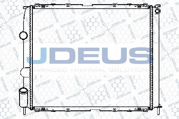 Jdeus 023M77 - Радіатор, охолодження двигуна autocars.com.ua